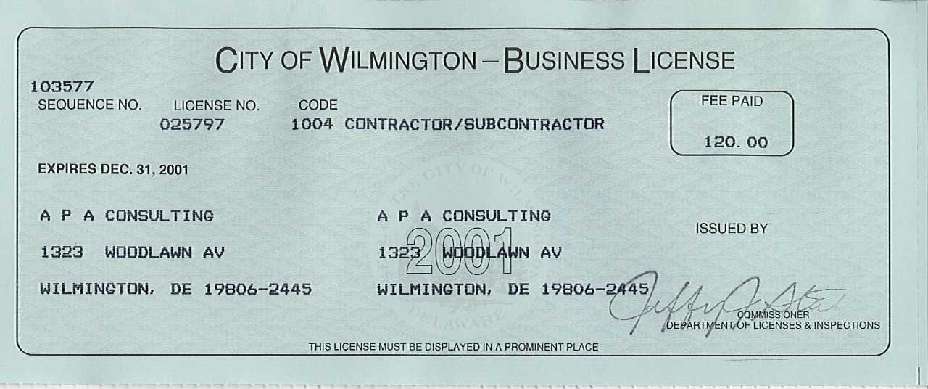 000004 City License
