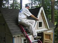  Shingles going on