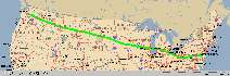 Return Flight Route